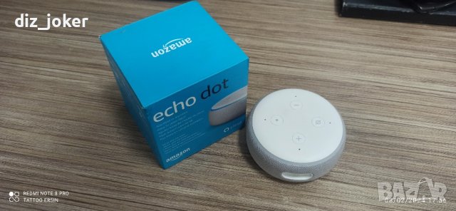 Amazon alexa echo dot, снимка 2 - Bluetooth тонколони - 44222606