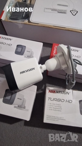 Комплект ДВР и 4 броя камери HIKVISION , снимка 3 - Комплекти за видеонаблюдение - 51867212