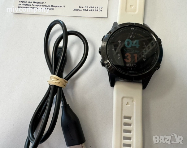 Часовник Garmin Fenix 5, снимка 7 - Смарт часовници - 53165832
