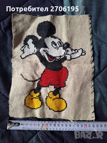 Гоблен на Мики Маус , снимка 7 - Гоблени - 52593279