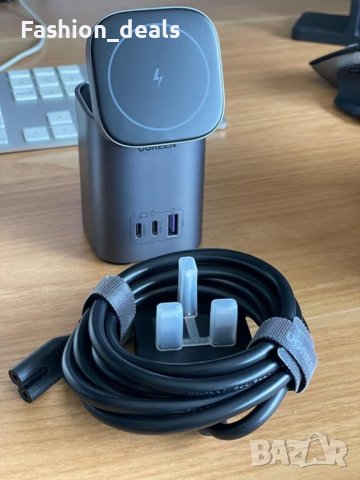 Ново UGREEN 100W USB C зарядно устройство с MagSafe безжична станция Айфон iPhone Лаптоп, снимка 12 - Друга електроника - 42322339