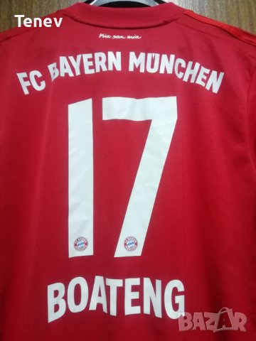 Bayern Munich Boateng Adidas оригинална футболна тениска фланелка Байерн Мюнхен Боатенг , снимка 3 - Тениски - 41510263