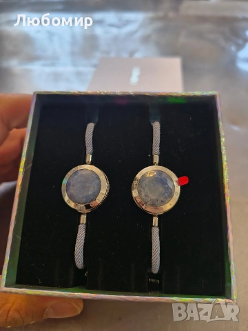 TOTWOO Гривни с дълъг допир за двойки, вибрационни и светещи гривни за влюбени, снимка 3 - Гривни - 53256069