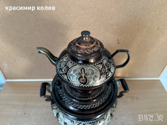 руски електрически самовар, снимка 2 - Антикварни и старинни предмети - 52820456