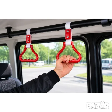 Дръжки за МПС 2 бр. червен цвят, снимка 3 - Аксесоари и консумативи - 55863812