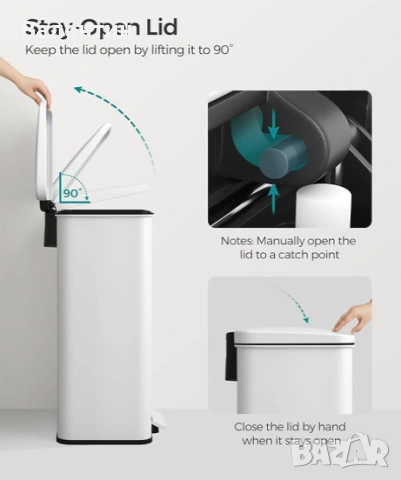 Кухненски кош за смет 40Л , снимка 5 - Други - 53177313