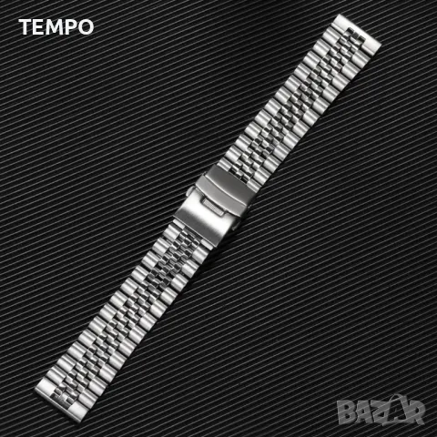 ВЕРИЖКА “JUBILEE” 18мм от КАЧЕСТВЕНА НЕРЪЖДАЕМА СТОМАНА 316L + ПОДАРЪК, снимка 12 - Каишки за часовници - 47262481