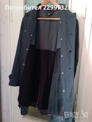 Мъжки шлифер № 52 с дебела сваляща се подплата, снимка 3 - Палта - 52288232