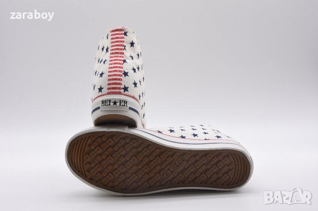 Нови дамски кецове със звезди - Номер 36 - 37 - 38, снимка 3 - Кецове - 40307306