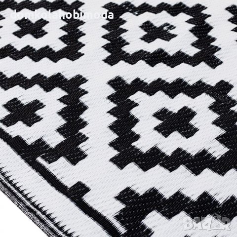 Външен килим за градина Влагоустойчив,м 180х120 см, снимка 3 - Градински мебели, декорация  - 39705364