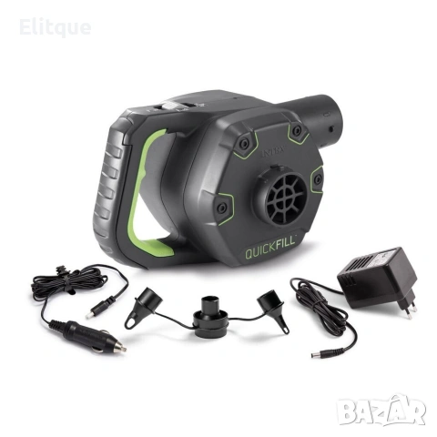 Електрическа помпа 220V/12V INTEX Quick-Fill AC/DC (с батерия и зарядно)