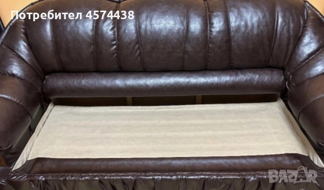 Качествена Холна Гарнитура - Еко Кожа - Меки мебели, снимка 4 - Дивани и мека мебел - 52254770