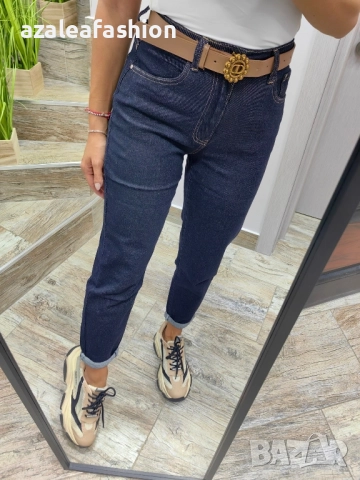 Стилни дамски дънки с подарък колан, снимка 4 - Дънки - 51701044