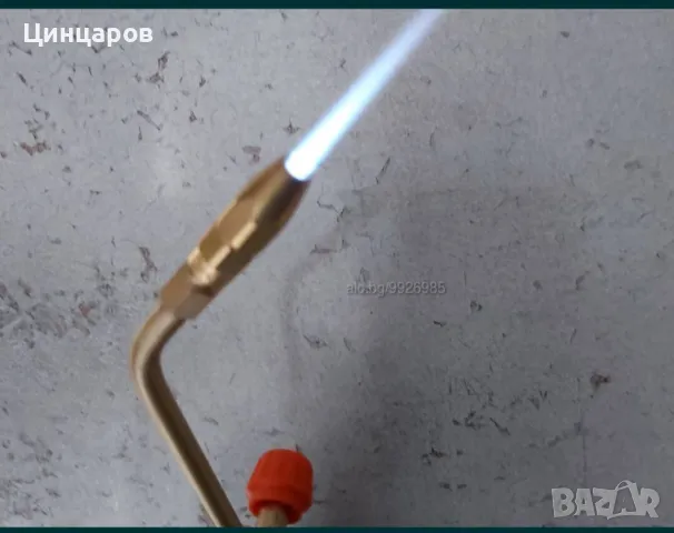 Горелка газ-кислород с дюзи 5бр, маркуч 3,5мм/180см. с клапани гасителни. Произход Италия, снимка 6 - Други инструменти - 48127920