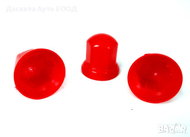 ЧЕРВЕНИ капачки за болтове и гайки на камиони 32мм - дълбоки, снимка 2 - Аксесоари и консумативи - 41573268