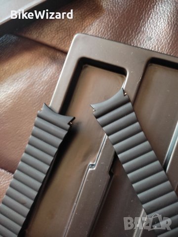 Hitzee 22mm. силиконова каишка за Smart Watch черна НОВА, снимка 4 - Каишки за часовници - 41743962