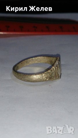 Старинен пръстен сачан над стогодишен с Буква Х - 59921, снимка 5 - Антикварни и старинни предмети - 29013529