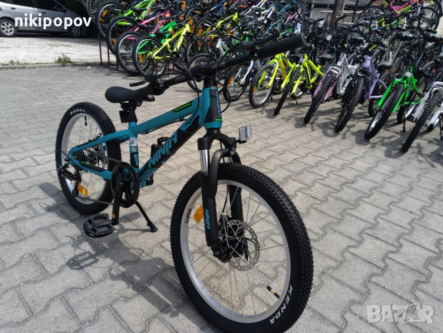 PASSATI Алуминиев велосипед 20" NINJA син, снимка 4 - Велосипеди - 53560107
