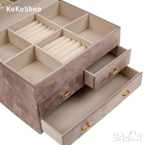 Кутия за бижута-25x19x16 см./органайзер за бижута, снимка 3 - Други - 52151757