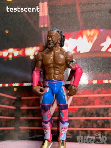 Екшън фигура WWE Kofi Kingston Кофи Кингстън Mattel Elite New Day figure играчка, снимка 5 - Колекции - 49511594