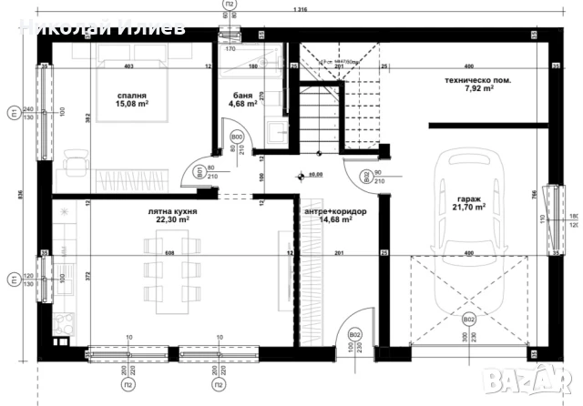 Нова къща кв.Изгрев, снимка 5 - Къщи - 51260624