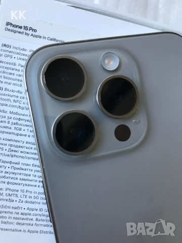  Apple iPhone 15 Pro 128GB Natural Titanium, снимка 3 - Apple iPhone - 53824173