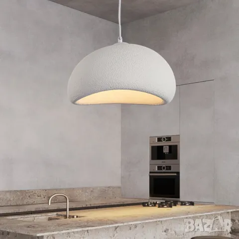 Каменен полилей в скандинавски стил светлини Форма на облак от смола, снимка 7 - Лампи за таван - 48759479