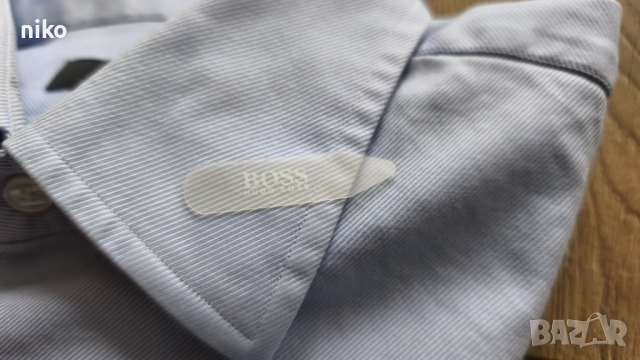 мъжка риза Hugo Boss, размер 41 (L), снимка 7 - Ризи - 52565059