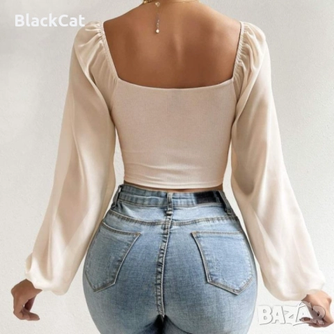 Дамска Блуза, снимка 3 - Сватбени рокли - 52269187