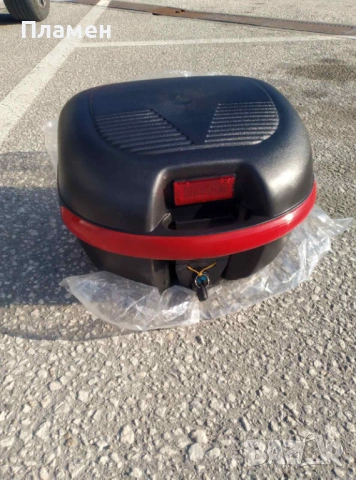 Мото Куфар, багажник, бокс за мотор, скутер 40х40х27 см. 32 литра 2 ключа, снимка 2 - Аксесоари и консумативи - 53638301