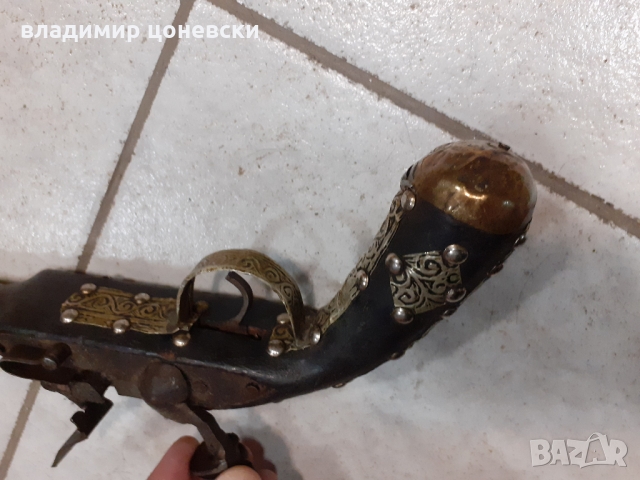 Красив кремъчен пистолет,пищов,оръжие, снимка 5 - Колекции - 36086452