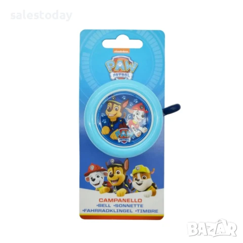 Звънец за колело на Пес Патрул за колело, метален, Paw Patrol, син, снимка 2 - Аксесоари за велосипеди - 51013924