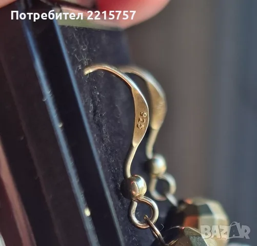 Старинни,позлатени обеци., снимка 4 - Обеци - 44501336