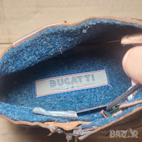 кожени боти./обувки Bugatti . номер 43, снимка 4 - Мъжки боти - 52657104