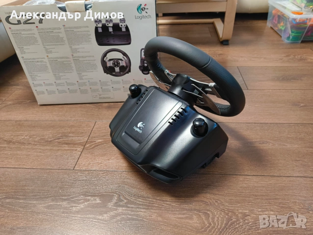 Волан Logitech G27 (PC,PS2,PS3), снимка 5 - Аксесоари - 53509570