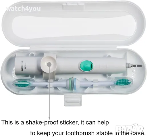 НОВО ЗАРЯДНО,ГЛАВИ,КАЛЪФ ЗА ЕЛ. ЧЕТКА ЗА ЗЪБИ PHILIPS SONICARE.НАКРАЙНИЦИ ЗАХРАНВАНЕ ФИЛИПС СОНИКЕЪР, снимка 16 - Други - 48595311