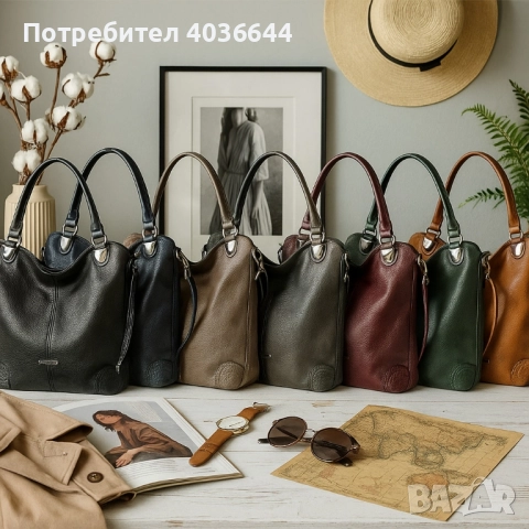 Дамска чанта тип торба – стил, организация и комфорт всеки ден, снимка 4 - Чанти - 51607372