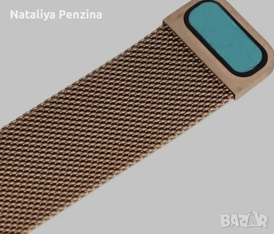 Каишка от неръждаема стомана с магнитно захващане, 22мм, снимка 4 - Каишки за часовници - 48484675