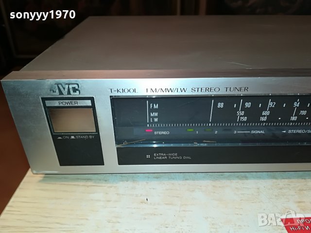JVC T-K100L TUNER JAPAN-ВНОС GERMANY 0503222025, снимка 5 - Ресийвъри, усилватели, смесителни пултове - 36005449