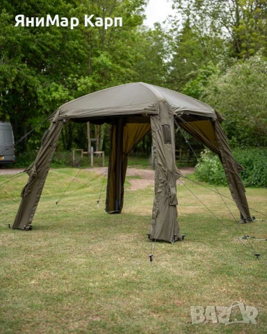 Шатра с надуваема рамка Fox Air Frame Social Shelter 2.5m x 2.5m, снимка 3 - Палатки - 53808242