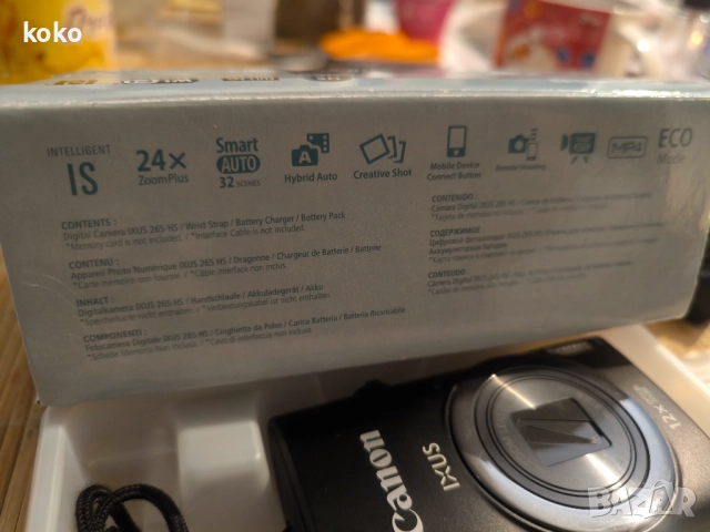 Фотоапарат камера Canon 265HS, снимка 3 - Фотоапарати - 52873471