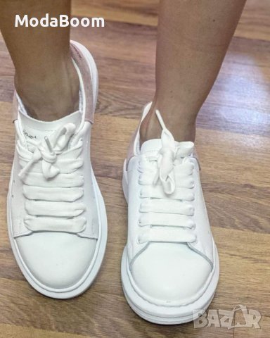 Alexander McQueen Естествена кожа и велур , снимка 3 - Маратонки - 42105952