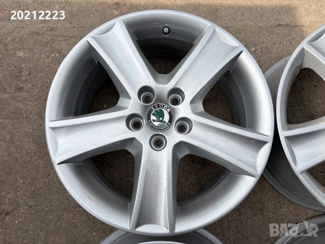 4 броя алуминиеви джанти за Skoda Praktik,Fabia,Roomster 16, снимка 9 - Гуми и джанти - 53871666