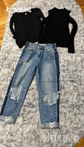 Комплект дънки и две блузи