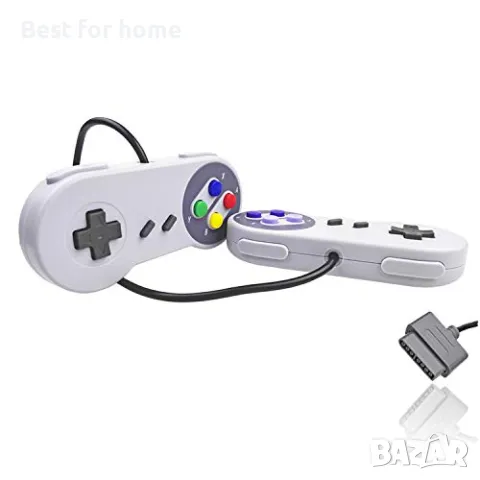 Kinyanco 2-Pack резервен SNES контролер, снимка 3 - Друга електроника - 50124557