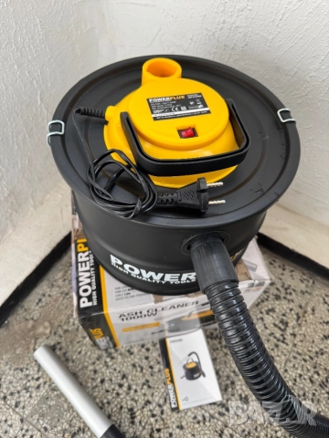 Прахосмукачка за Пепел Power Plus POWX3000, Метален Резервоар 20л - за Камини, Печки, Барбекю!, снимка 3 - Прахосмукачки - 52734081