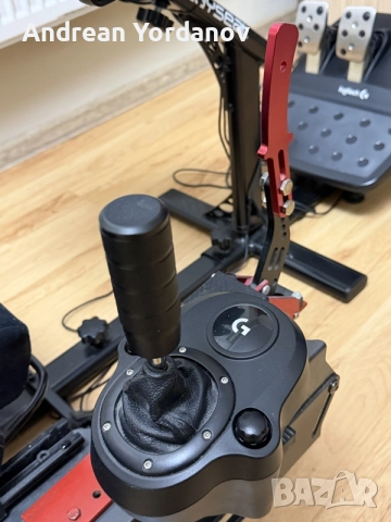 Logitech G29 + Shifter + Ръчна + Playseat кокпит – пълен сетъп, снимка 4 - Джойстици и геймпадове - 56324465