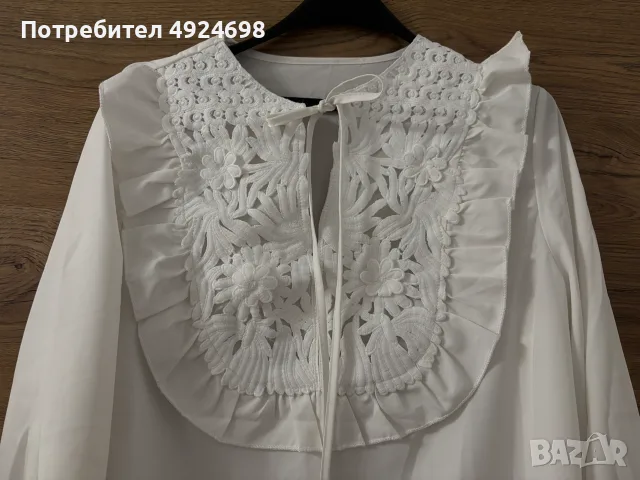 Риза с бродерия, цена 4евро, снимка 3 - Ризи - 55738739