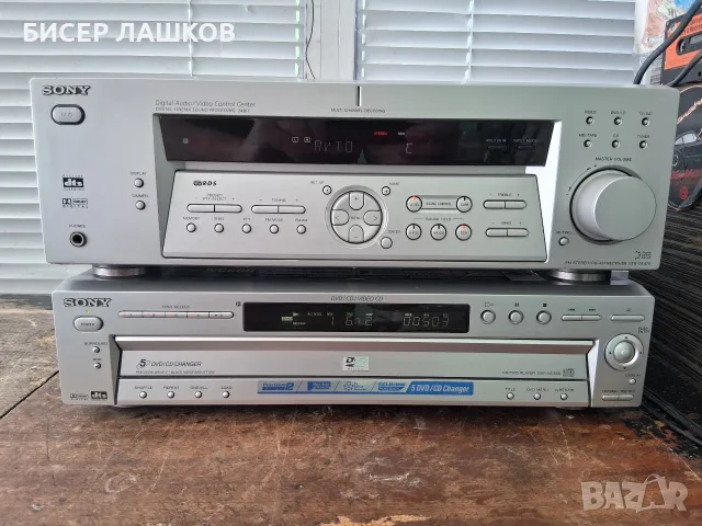 sony str-de 475+sony dvp-nc600, снимка 2 - Ресийвъри, усилватели, смесителни пултове - 56363337