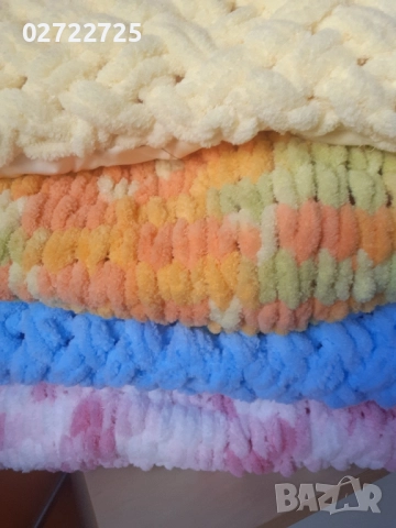 плетено одеало, снимка 3 - Спално бельо и завивки - 51652303